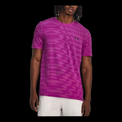 Under Armour Seamless Ripple T-shirt 'Purple'