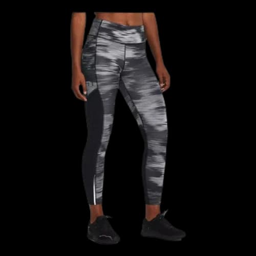 Under Armour Fly Fast 3.0 Glitch Tights Leggings 'Mod Grey' (Women's)