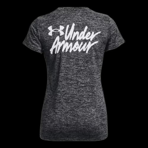 Under Armour Tech Twist Graphic Short Sleeve T-Shirt 'Dark Grey' (Women's)