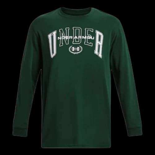 Under Armour Crest Heavyweight Long Sleeve T-shirt 'Green'