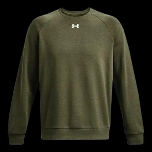 Under Armour Rival Fleece Crew Top 'Olive Green'