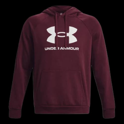 Under Armour Rival Fleece Logo Hoodie 'Burgundy'
