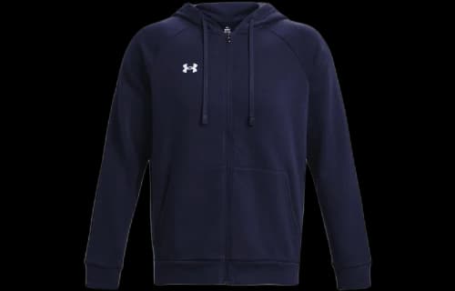 Under Armour Rival Fleece FZ Hooded Jacket 'Navy Blue'