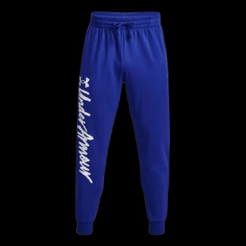Under Armour Rival Fleece Graphic Pants 'Blue'