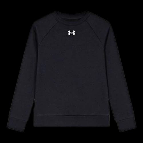 (GS) Under Armour Rival Fleece Crew Sweater 'Black White'