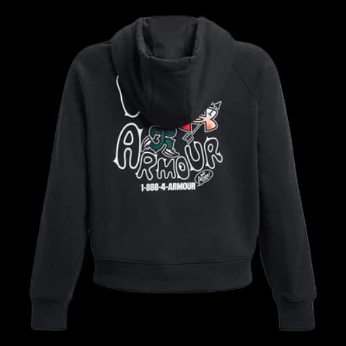Under Armour Heavyweight Terry Rose Hoodie 'Black' (Women's)