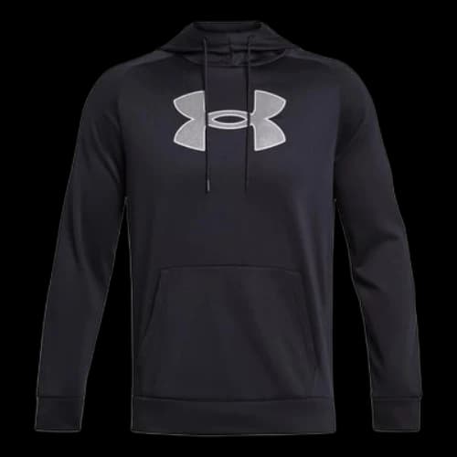 Under Armour Fleece Logo Hoodie 'Black Grey'