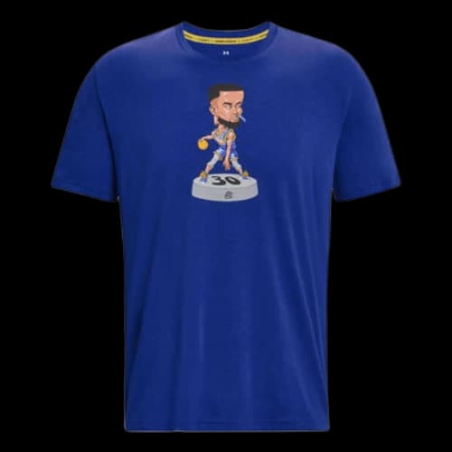 Under Armour Curry Bobble Head Basketball T-shirt 'Royal Blue'