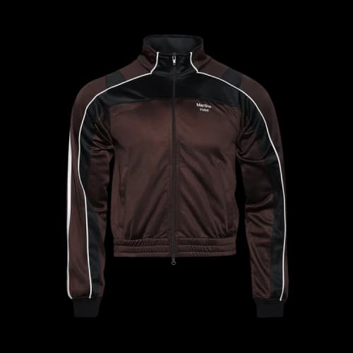 Martine Rose Shrunken Track Jacket 'Brown'