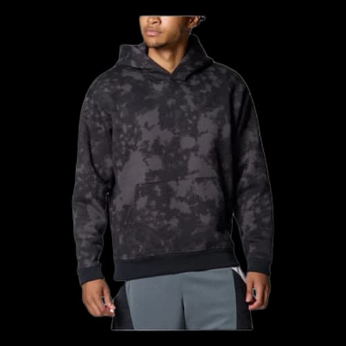 Under Armour Curry Acid Wash Sweatshirt Hoodie 'Black Grey'