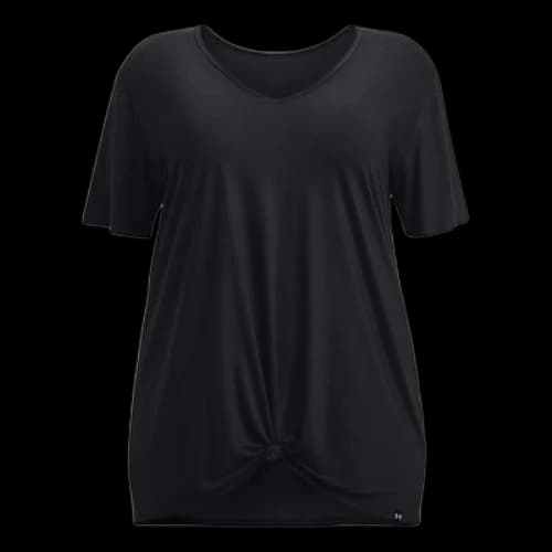 Under Armour Project Rock Completer Deep V T-shirt 'Black' (Women's)