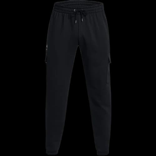 Under Armour Essential Fleece Cargo Pants 'Black'