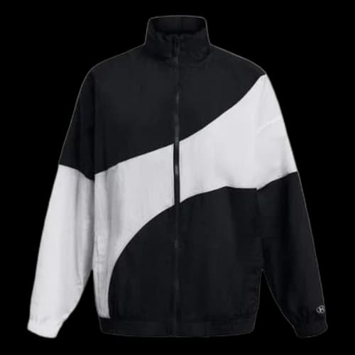 Under Armour Legacy Crinkle Jacket 'Black White' (Women's)