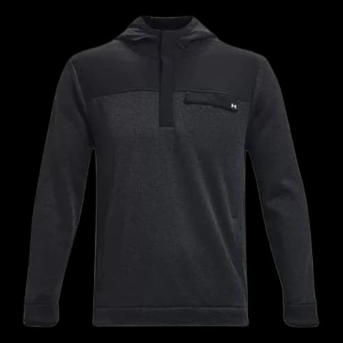 Under Armour Golf Storm Sweater Fleece Hoodie 'Black Grey'