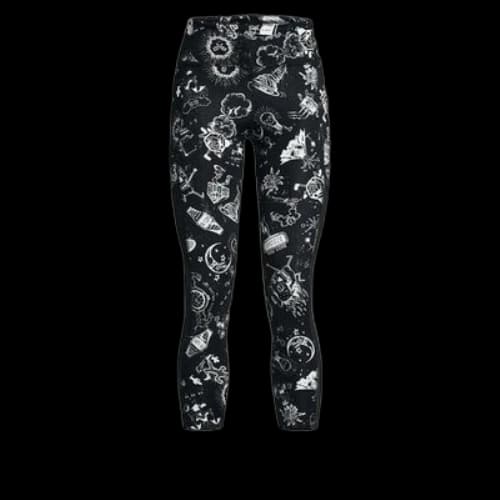 Under Armour Run Ankle Tights Leggings 'Black White' (Women's)