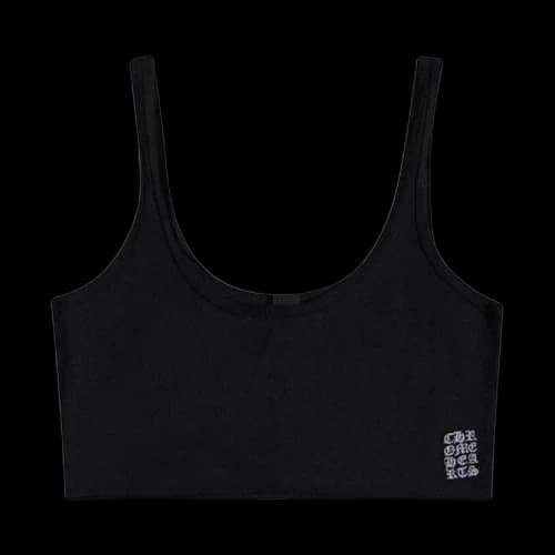 Chrome Hearts Cropped Tank Top 'Black'