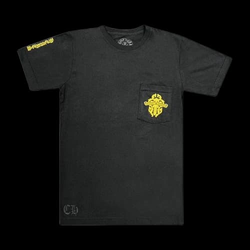 Chrome Hearts Dagger T-Shirt 'Black/Yellow'