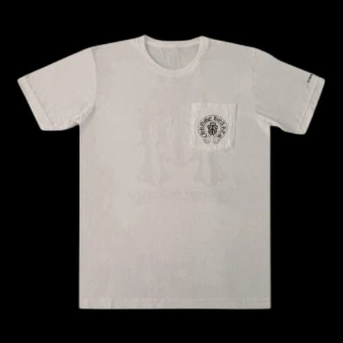 Chrome Hearts Triple Cross American Flag Pocket Tee 'White'