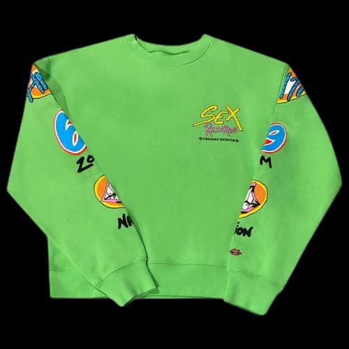 Chrome Hearts x Matty Boy Sex Records Crewneck 'Green'