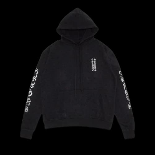 Chrome Hearts Plus Cross Allover Print Horseshoe Logo Hoodie 'Black'