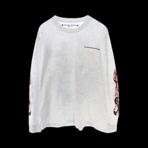 Chrome Hearts x Matty Boy PPO Brain Long-Sleeve Top 'Ash Grey'