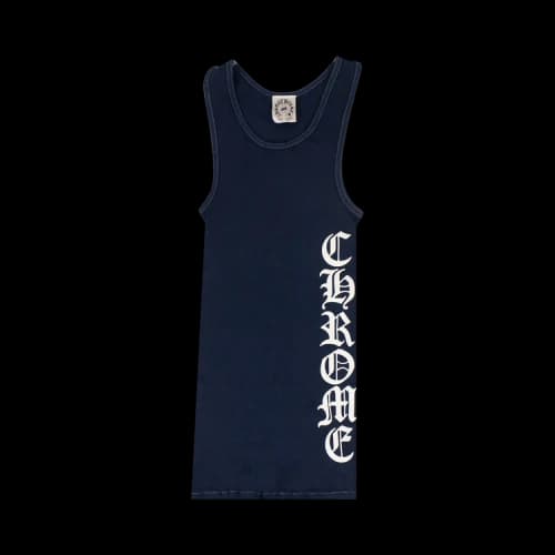 Chrome Hearts Logo At Side Tank Top 'Black'