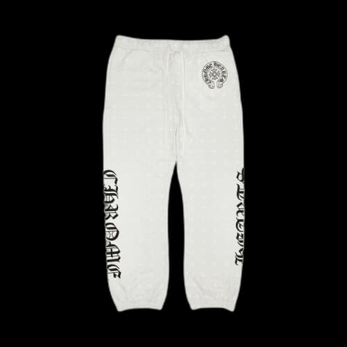 Chrome Hearts Monogram Sweatpants 'White'