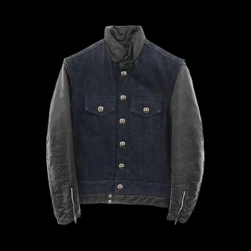 Chrome Hearts Hybrid Denim Jacket 'Blue'