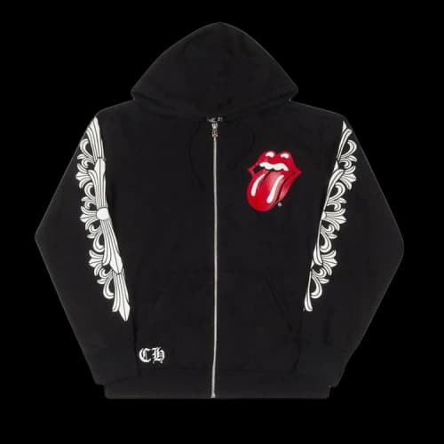 Chrome Hearts Rolling Stones Zip Up 'Black'