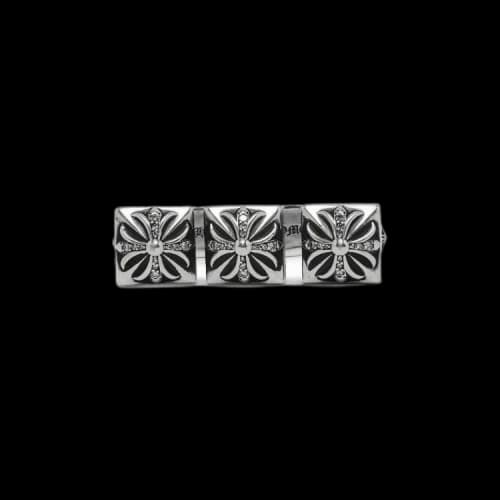 Chrome Hearts Brass Knuckles Double Ring 'Silver'