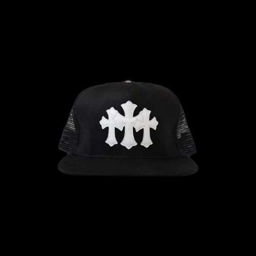 Chrome Hearts Cemetery Trucker Hat 'Black'