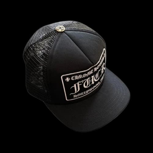 Chrome Hearts FUCK Hollywood Trucker Hat 'Black'