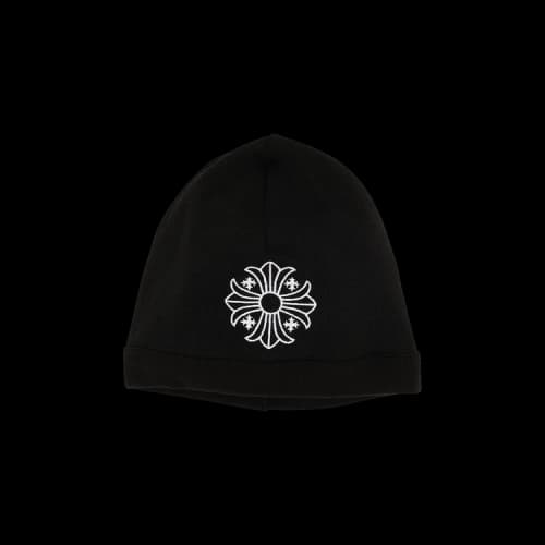 Chrome Hearts Skull Cross Logo Beanie 'Black/White'