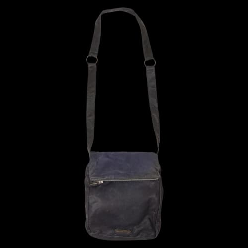 Chrome Hearts Leather Messenger Bag 'Black'