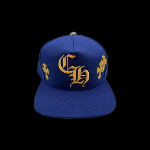 Chrome Hearts Cross Patch Hat 'Blue/Yellow'
