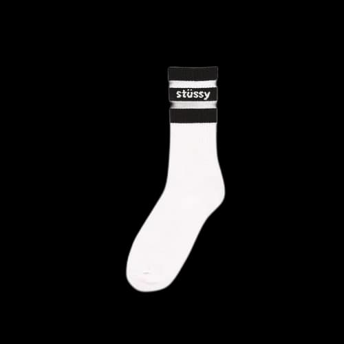 Stussy Sport Crew Socks 'White'