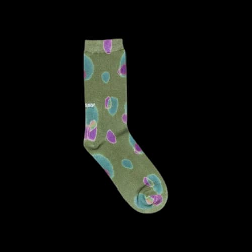 Stussy Blob Everyday Socks 'Olive'