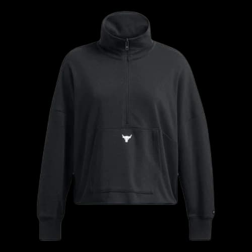 Under Armour Project Rock Half Zip Top 'Black' (Women's)