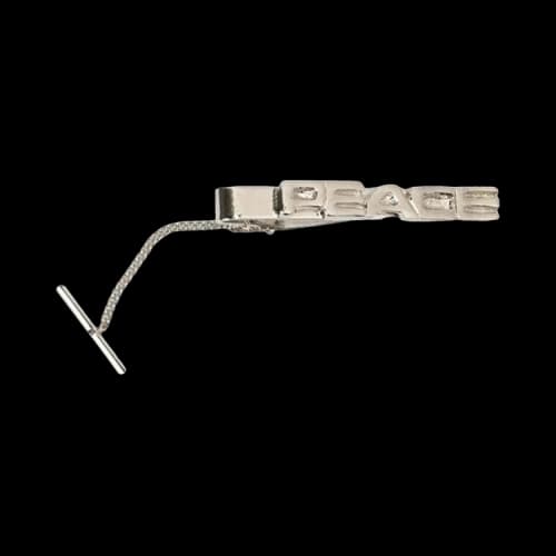 Stussy Peace Tie Clip 'Silver'