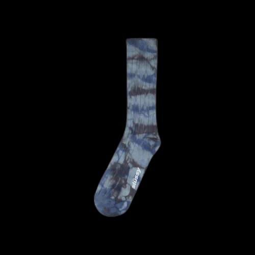 Stussy Multi Dyed Ribbed Socks 'Cloud/Sand'