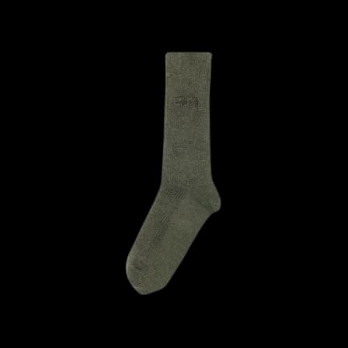 Stussy Shaggy Mohair Sock Forest