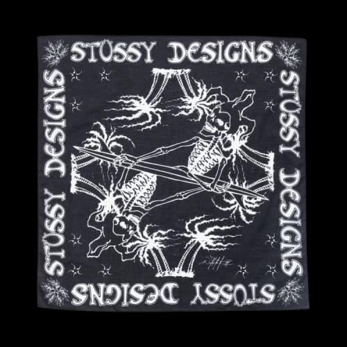 Stussy Surf Joker Bandana 'Black'