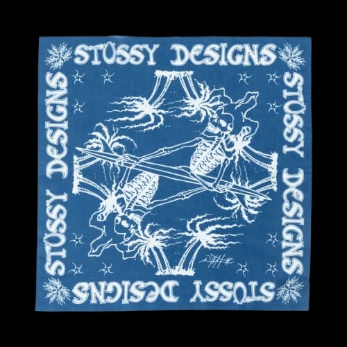Stussy Surf Joker Bandana 'Blue'