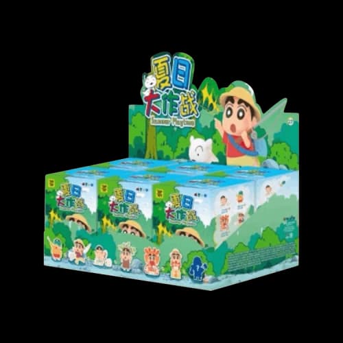 Miniso Top Toy x Crayon Shin Chan Summer Playtime Series Figure Sealed Case 'Mystery' (6 Blind Boxes)