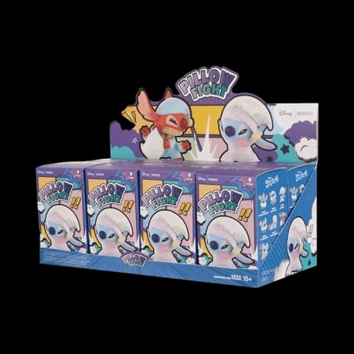 Miniso Top Toy x Disney Stitch Pillow Fight Series Figure Sealed Case 'Mystery' (8 Blind Boxes)