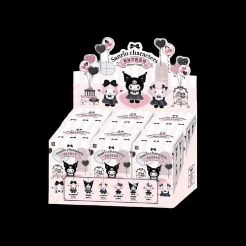 Miniso Top Toy x Sanrio Characters Sisters' Outfit Series Plush Pendant Sealed Case 'Mystery' (6 Blind Boxes)
