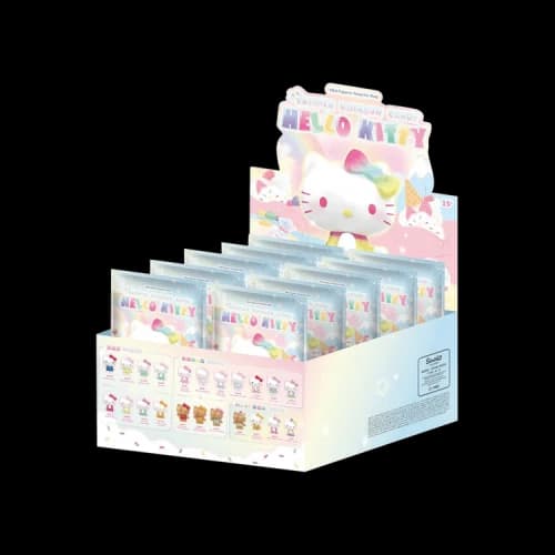Miniso Top Toy x Sanrio Hello Kitty Summer Rainbow Candy Mini Figures Sealed Case 'Mystery' (10 Blind Boxes)