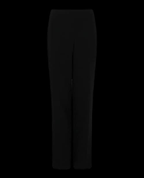 Ferragamo Creased Bootcut Pants Black