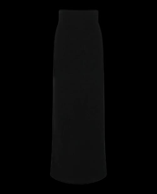 Ferragamo Wool Blend Maxi Skirt Black