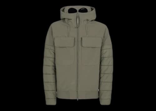 C.P. Company C.P. Shell-R Mixed Goggle Jacket Thyme-Green